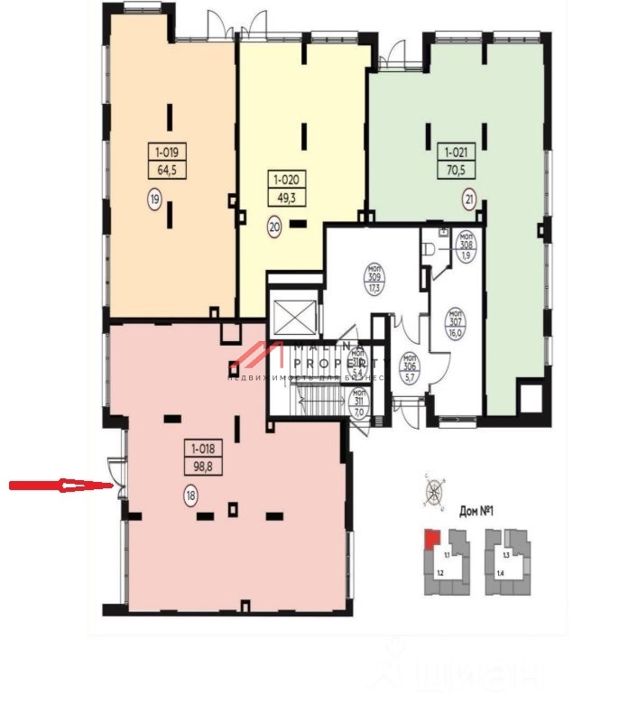 Продажа торгового помещения с арендатором ПВЗ  