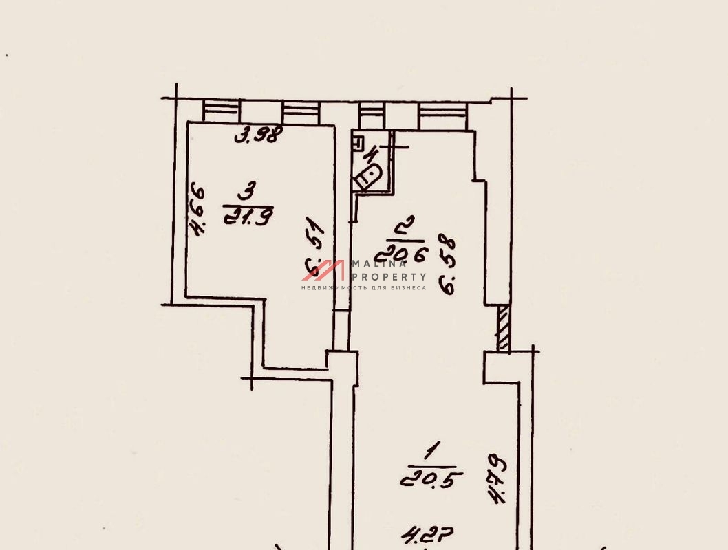 Продажа помещения  на ул. Садовая-Кудринская 14-16
