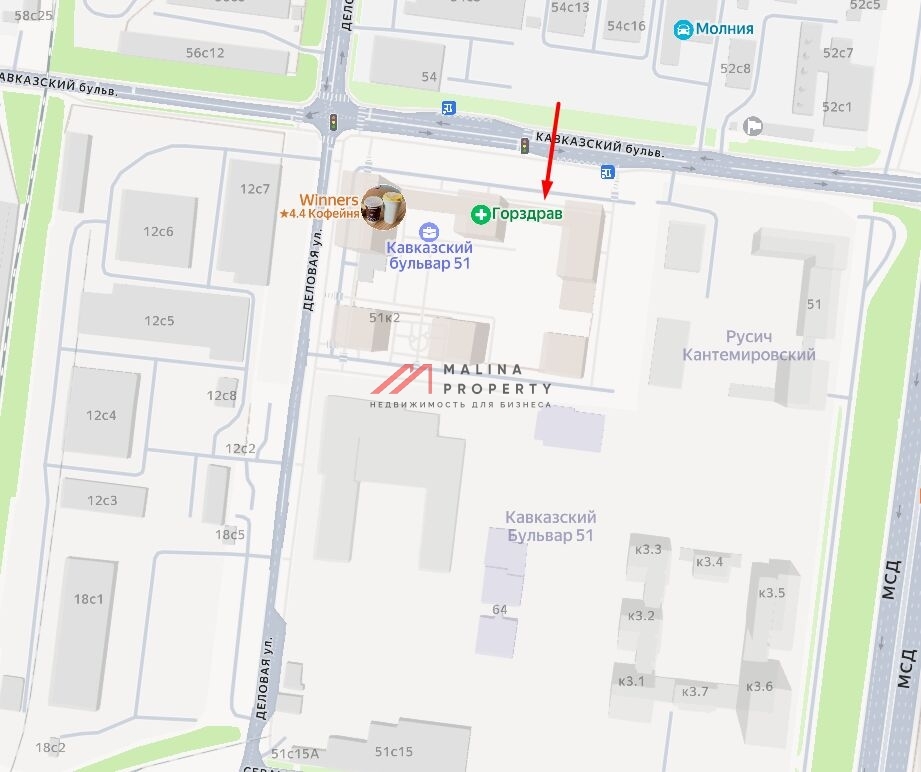 Продажа торгового помещения в новостройке