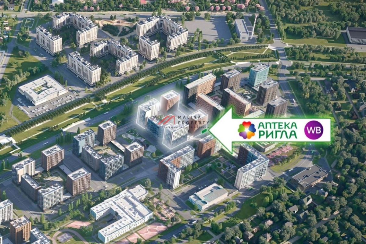 Продажа торгового помещения с арендаторами в ЖК "Остафьево"