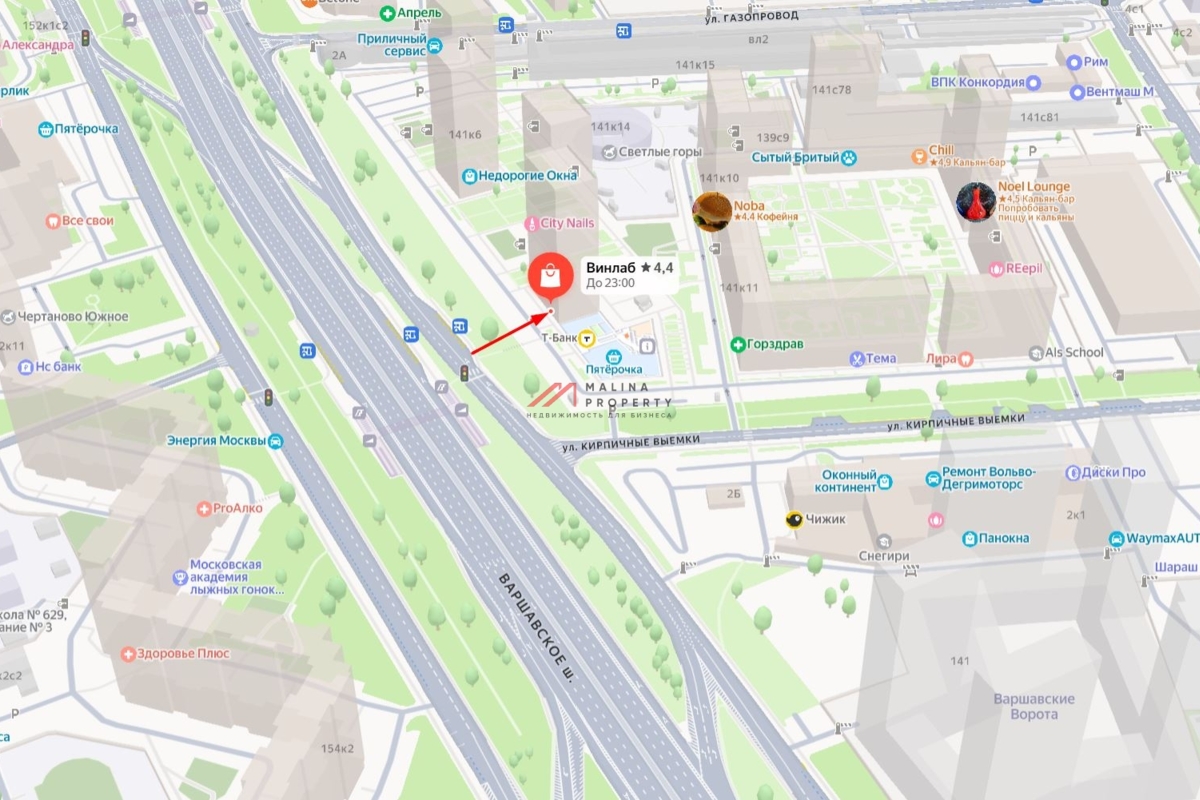 Продажа помещения с магазином Винлаб в ЖК "Варшавское шоссе"