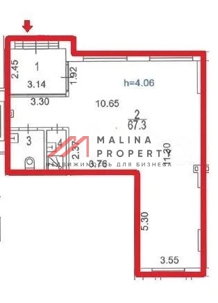 Продажа торгового помещения в новом доме 