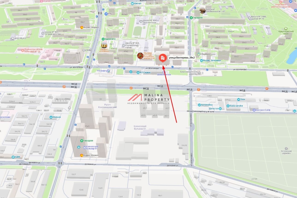 Продажа торгового помещения в новом доме 