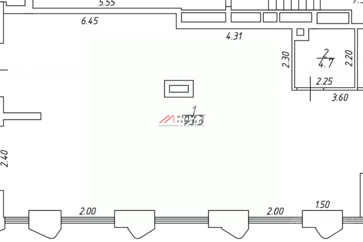 Продажа торгового помещения в ЖК «Квартал на набережной NOW»