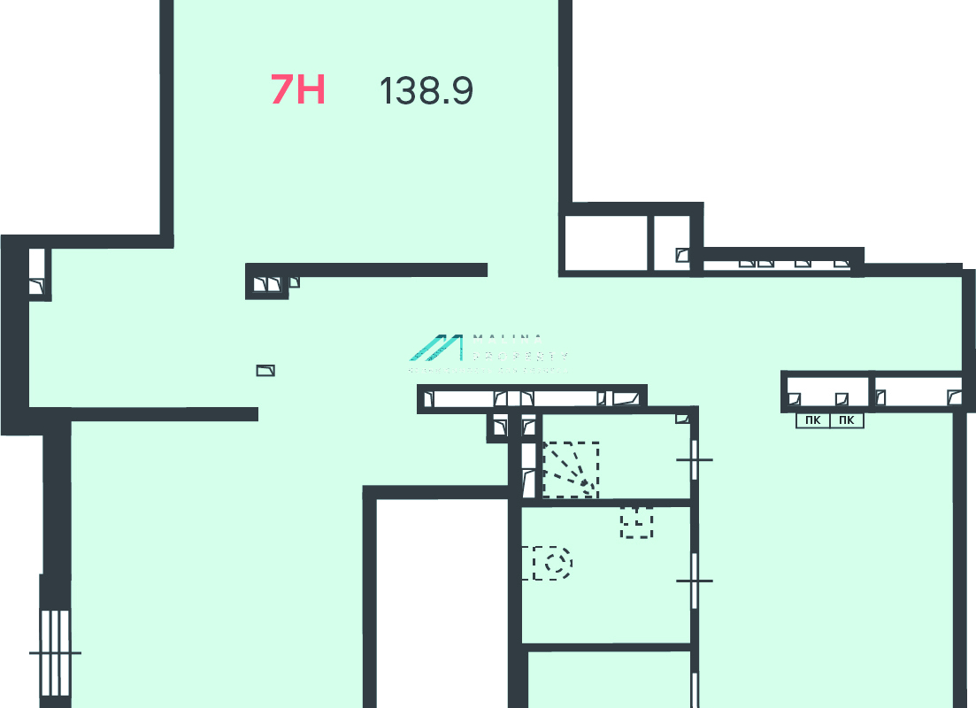 Продажа помещения в новом жилом доме