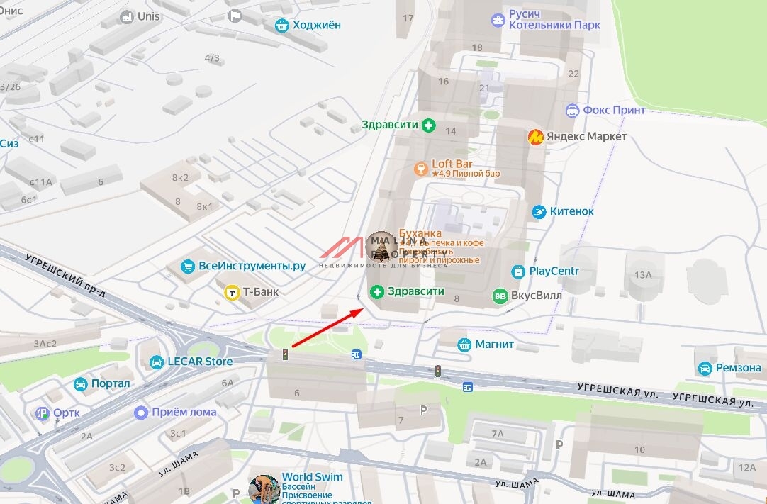 Аренда торгового помещения в Котельниках