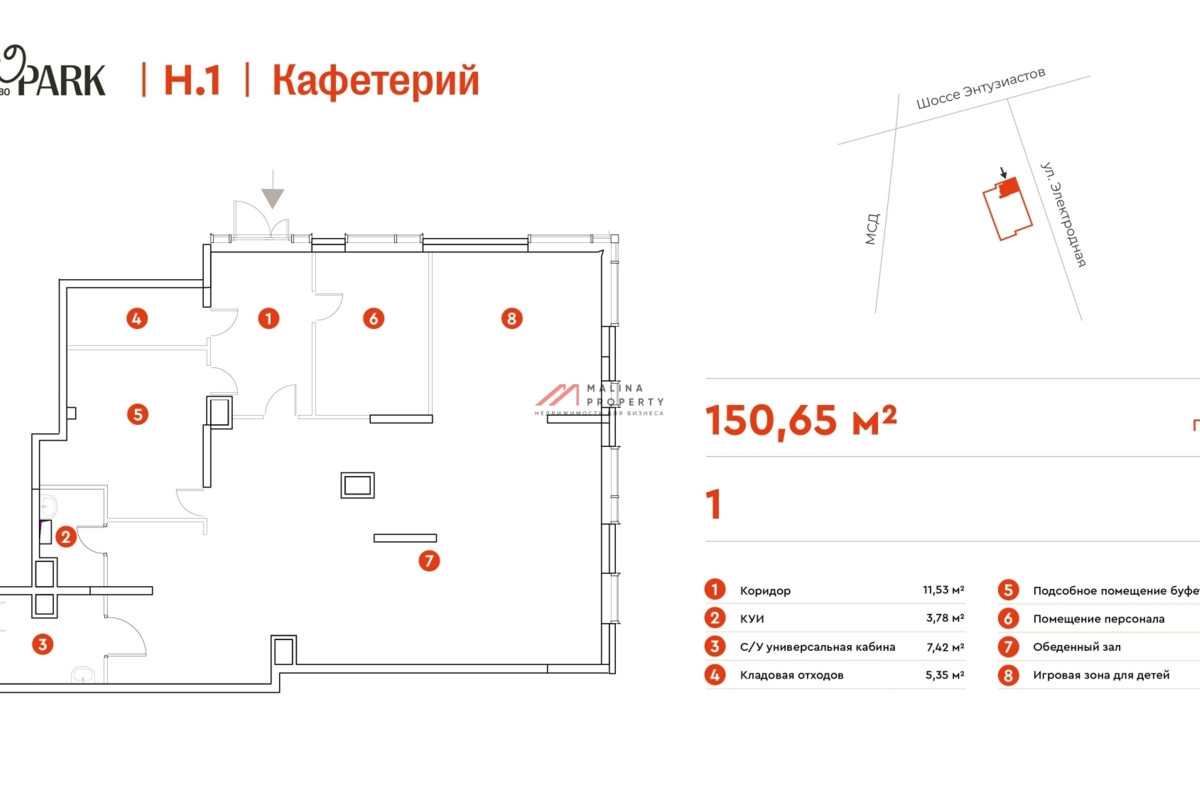 Продажа торгового помещения в ЖК EVOPARK Измайлово
