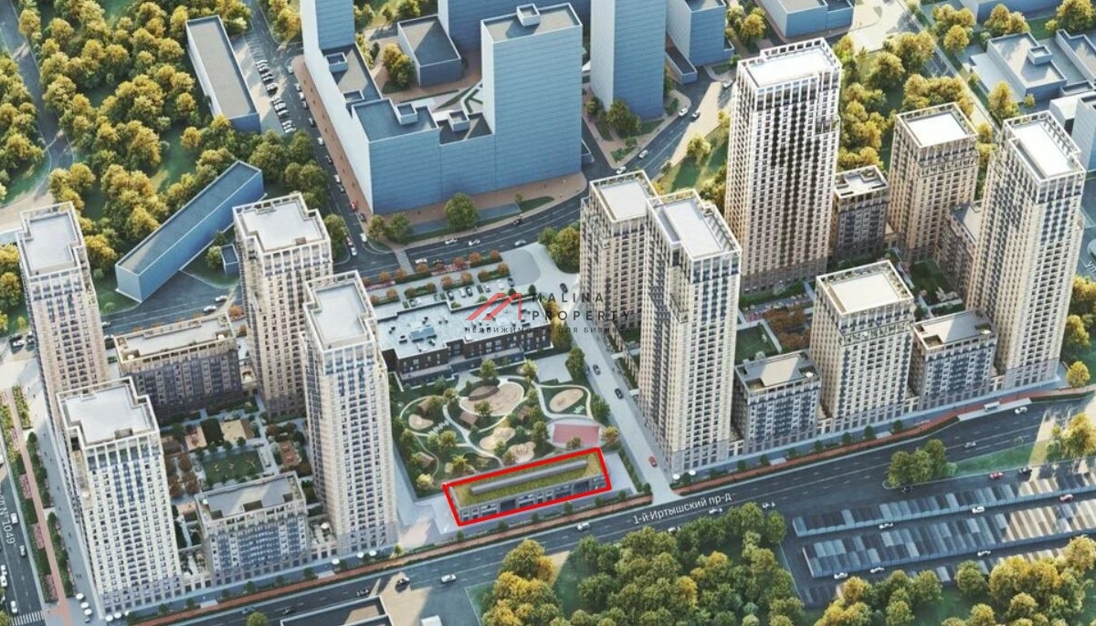 Продажа торгового помещения в ЖК «Квартал Метроном»