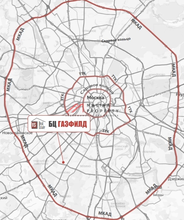 Аренда офиса в БЦ "Газфилд"