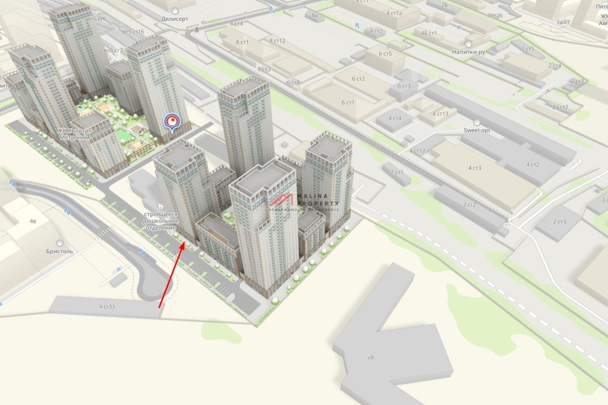 Продажа торгового помещения в ЖК «Квартал Метроном»