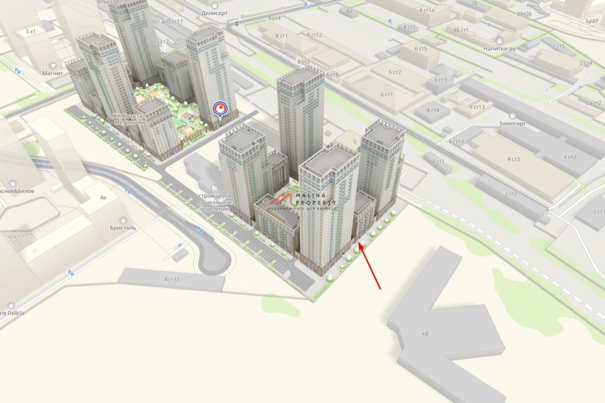 Продажа торгового помещения в ЖК «Квартал Метроном»