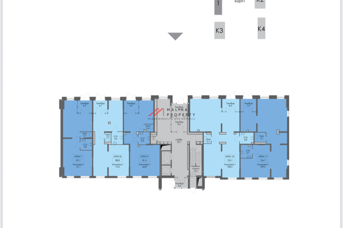 Продажа торгового помещения в ЖК "Яуза Парк" 