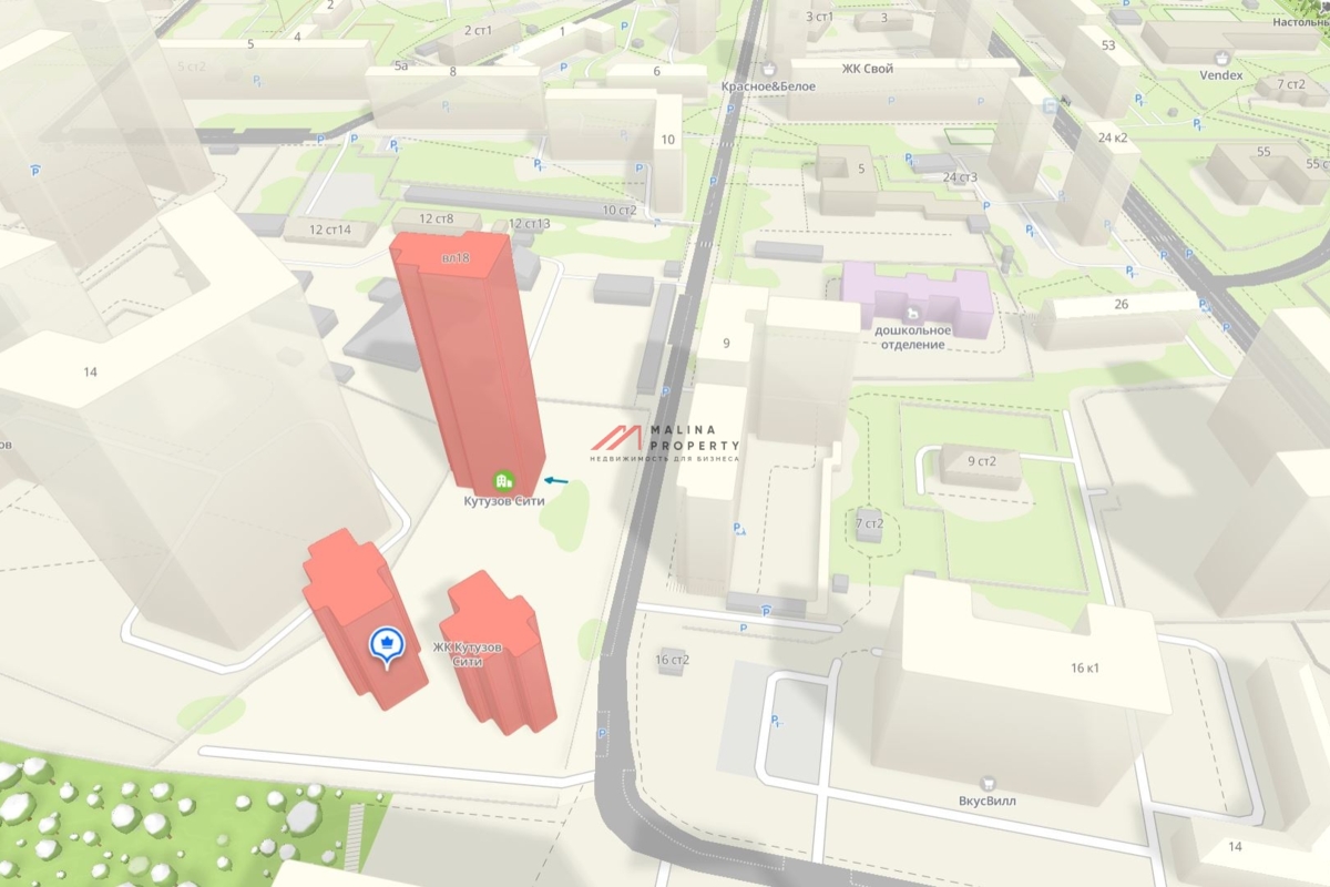 Продажа торгового помещения в ЖК "Кутузов Сити"