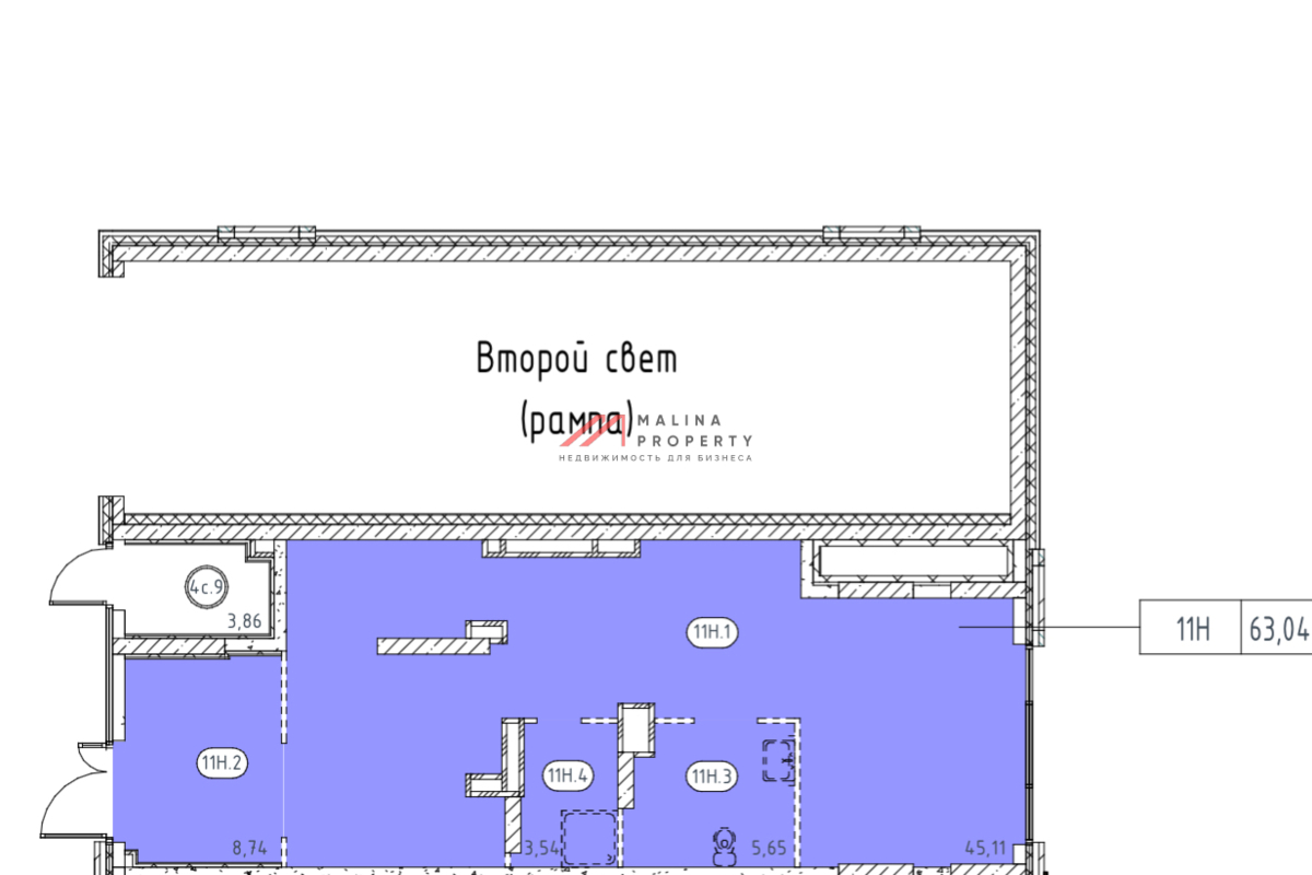 Продажа торгового помещения  в ЖК "Квартал Строгино"