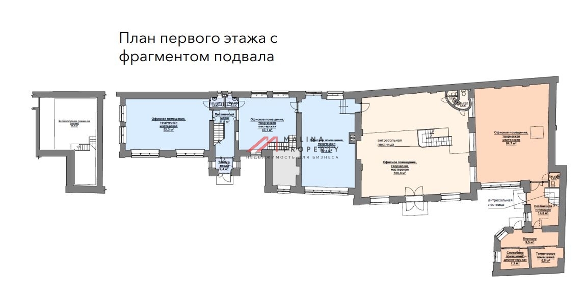 Аренда офисного особняка в Большом Афанасьевском переулке