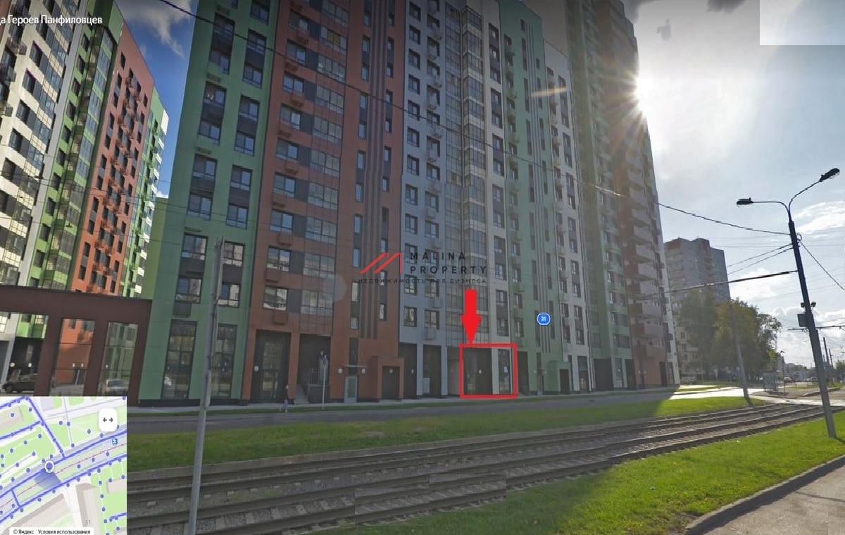 Продажа торгового помещения в новом доме 