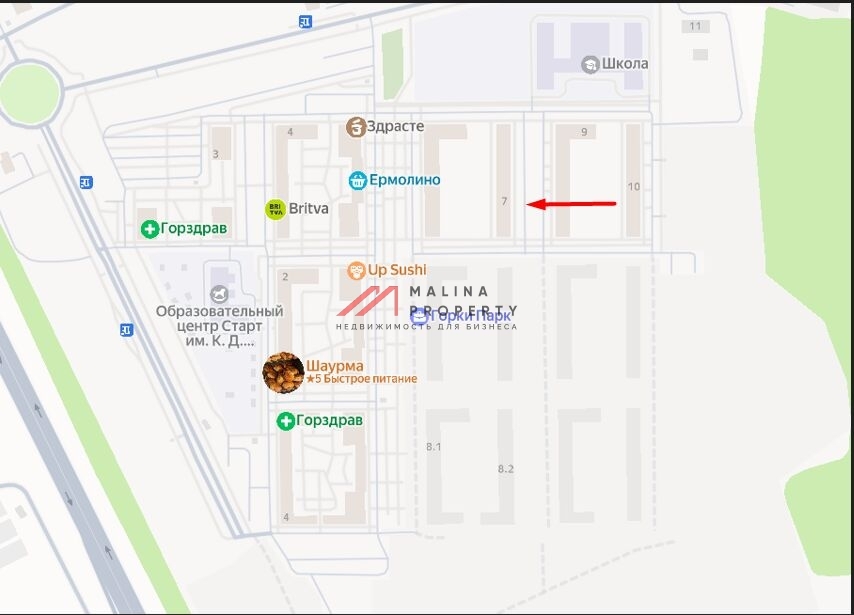 Продажа торгового помещения в ЖК "Горки парк"