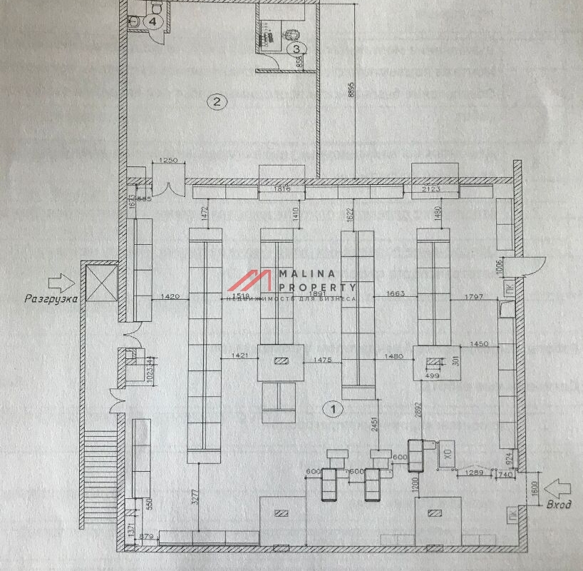 Продажа торгового помещения с арендатором 