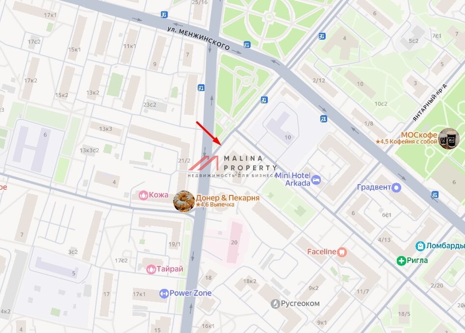 Аренда торгового помещения на Летчика бабушкина