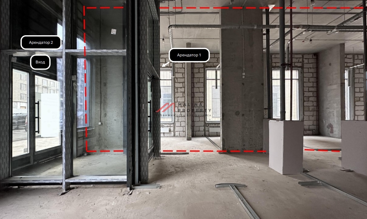 Продажа торгового помещения с арендатором Винлаб 