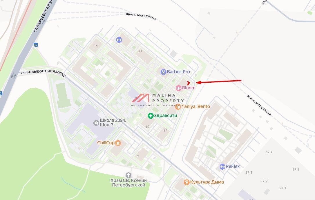 Аренда помещения в жилом комплексе Саларьево парк