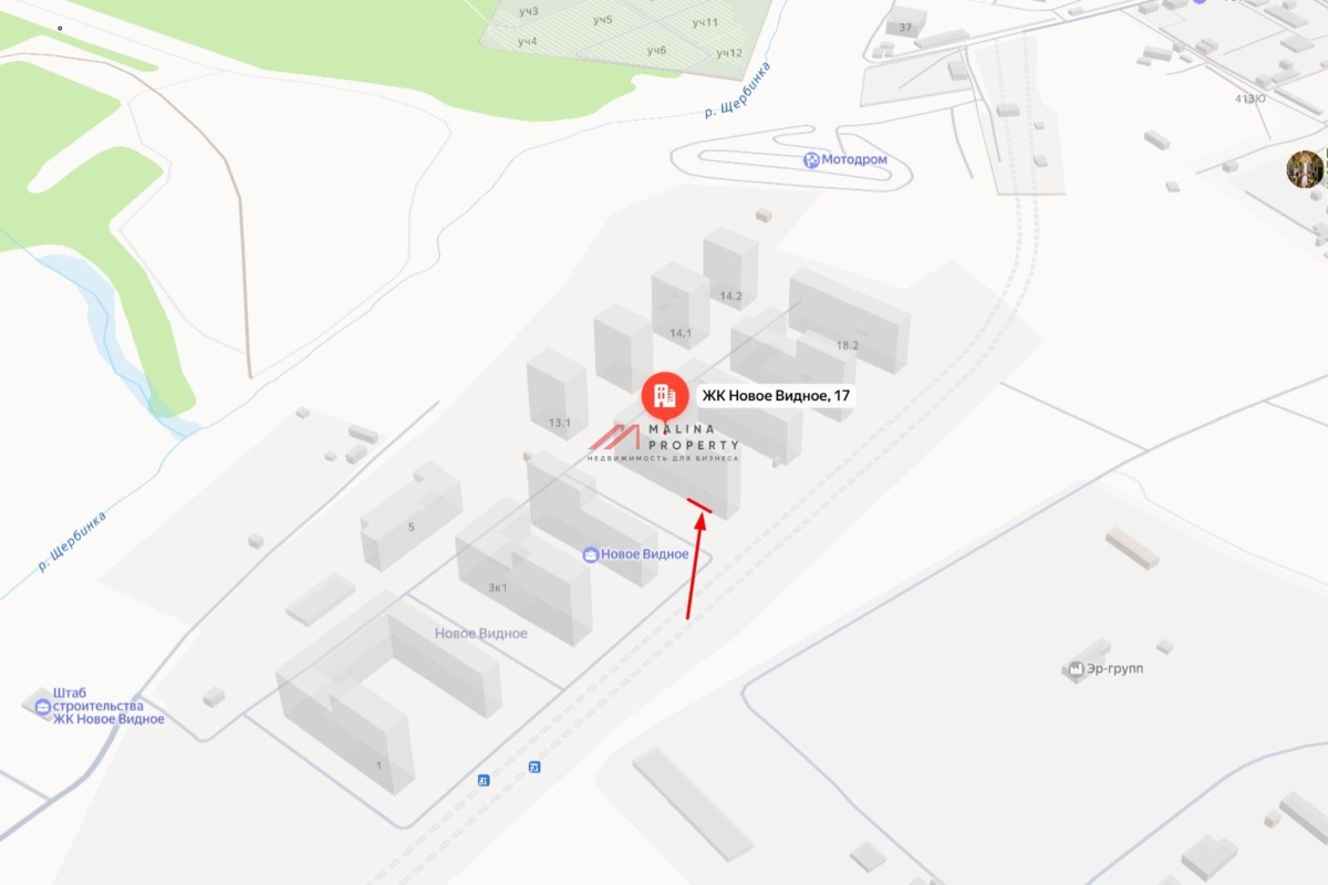 Продажа торгового помещения в ЖК "Новое Видное" 