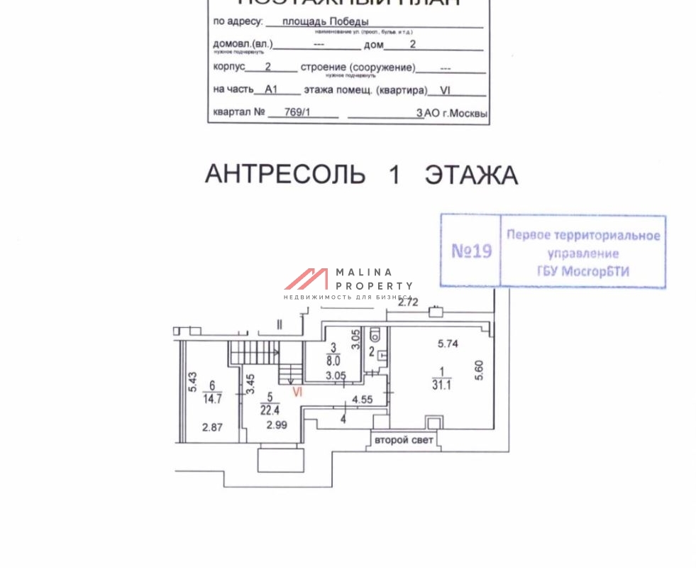 Продажа нежилого помещения с арендаторами 