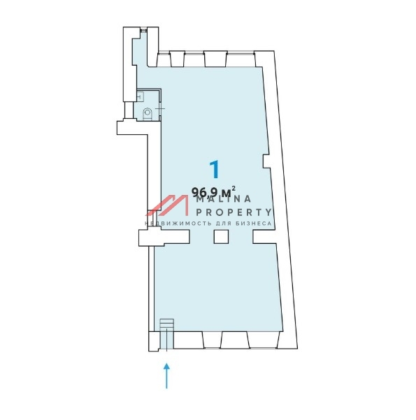 Продажа торгового помещения с арендатором 