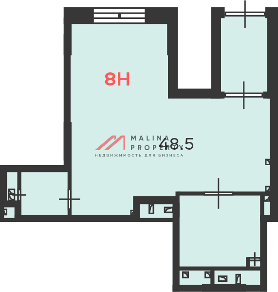 Аренда торгового помещения в новом доме в Перово