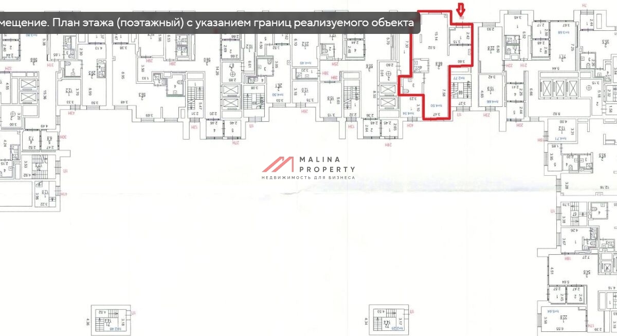 Аренда торгового помещения в новом доме