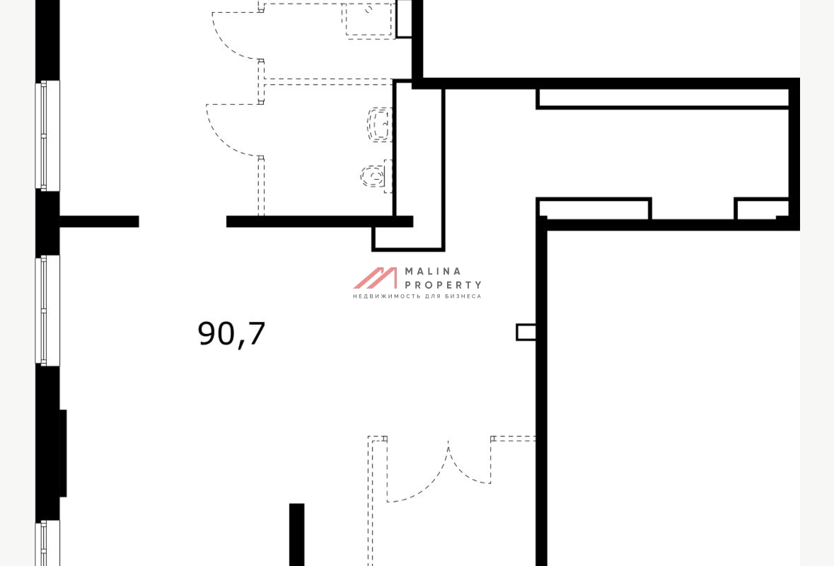 Аренда коммерческого помещения в ЖК "Лoсинoоcтpовcкий"