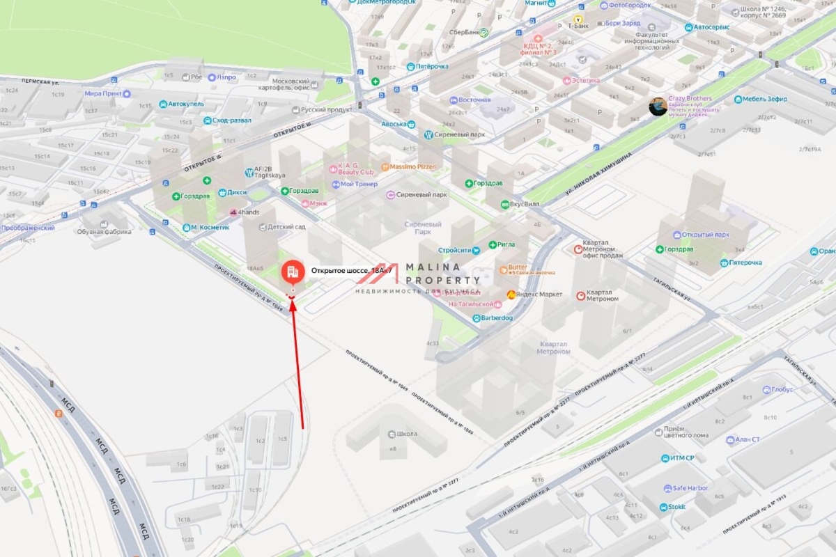 Аренда коммерческого помещения в ЖК "Лoсинoоcтpовcкий"