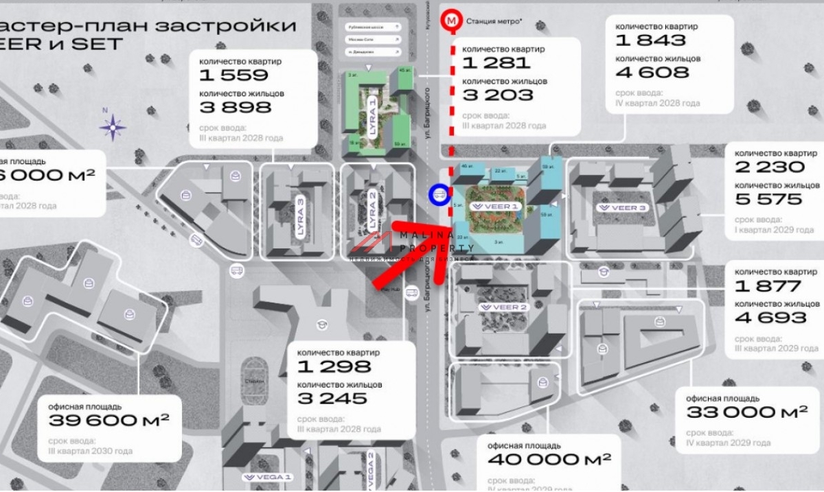 Продажа торгового помещения в жилом комплексе VEER