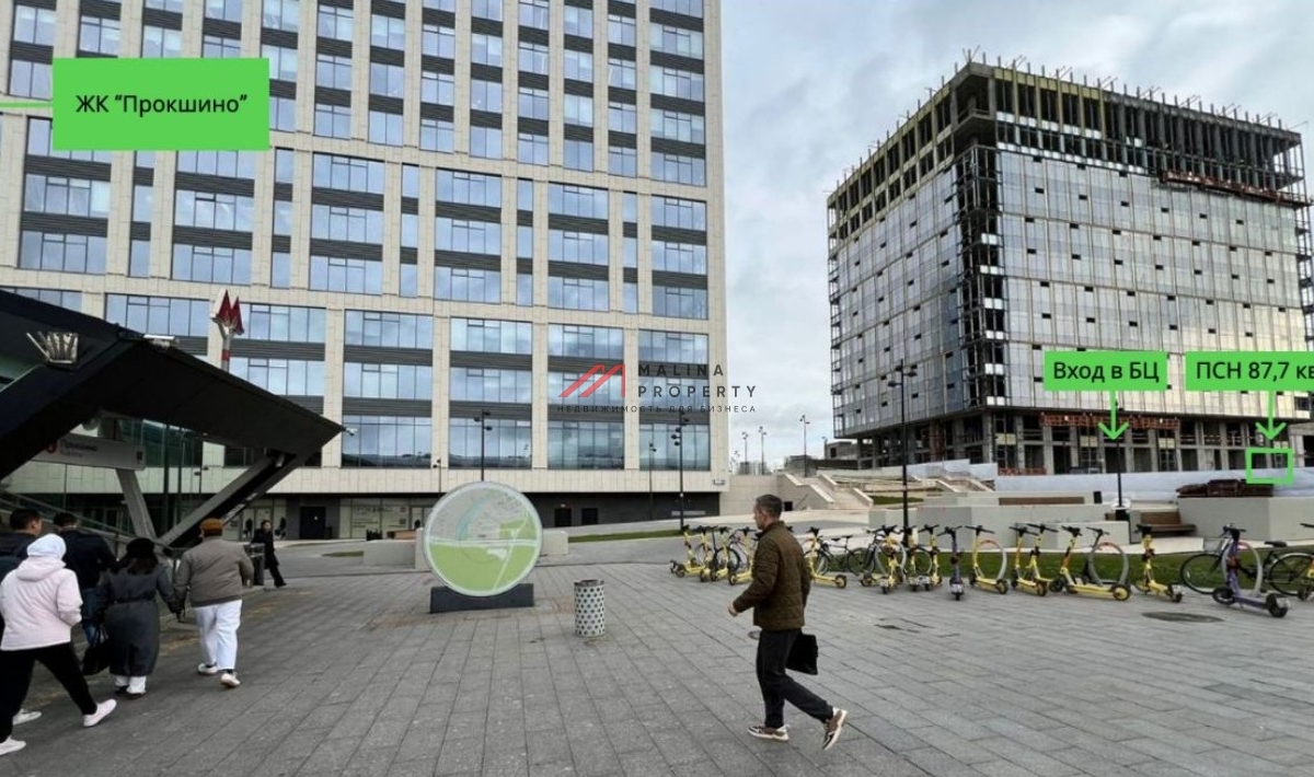 Продажа помещения в бизнес квартале Прокшино