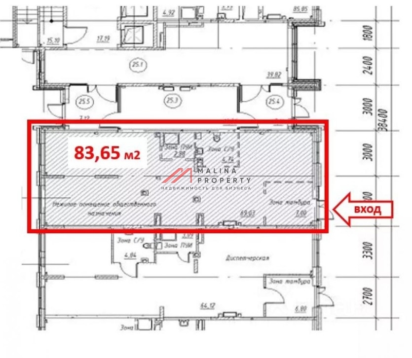 Продажа торгового помещения в ЖК Пятницкие Луга