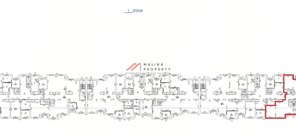 Продажа углового помещения с сетевыми арендаторами