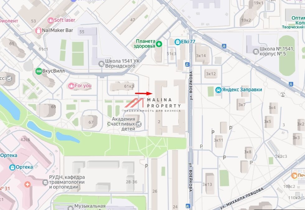 Аренда торгового помещения в новом доме