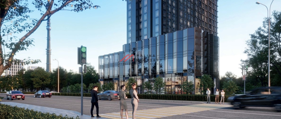 Продажа помещения под супермаркет в ЖК "Upside Towers" 