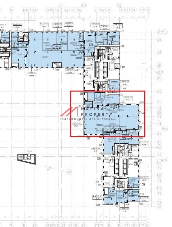 Продажа помещения под супермаркет в ЖК "Upside Towers" 