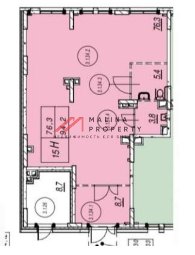 Аренда помещения в жилом комплексе Мытищи парк