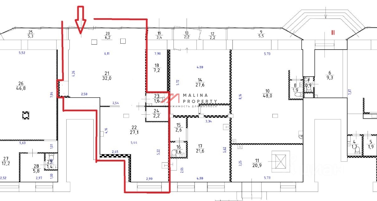 Аренда торгового помещения у метро Октябрьская 