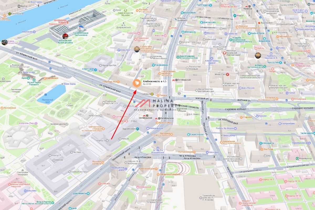 Аренда торгового помещения у метро Октябрьская 