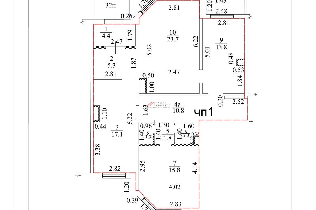 Аренда торгового помещения в новом доме