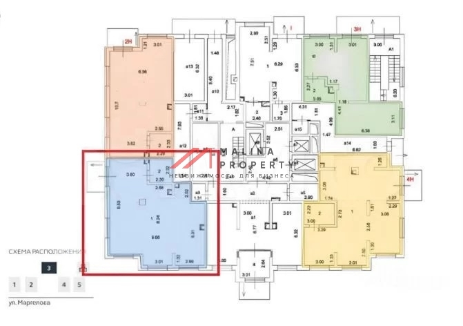 Продажа торгового помещения с арендатором "Винлаб" 