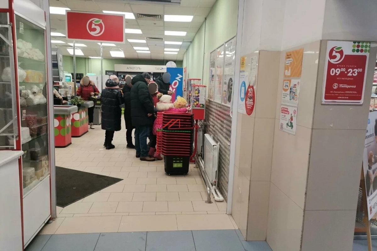 Продажа торгового помещения с арендатором Пятёрочка 