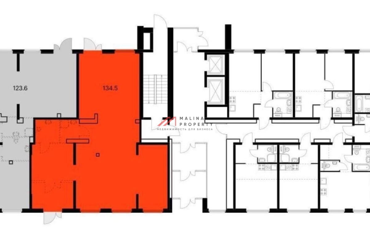Аренда  нежилого помещения в ЖК "Бунинские луга"