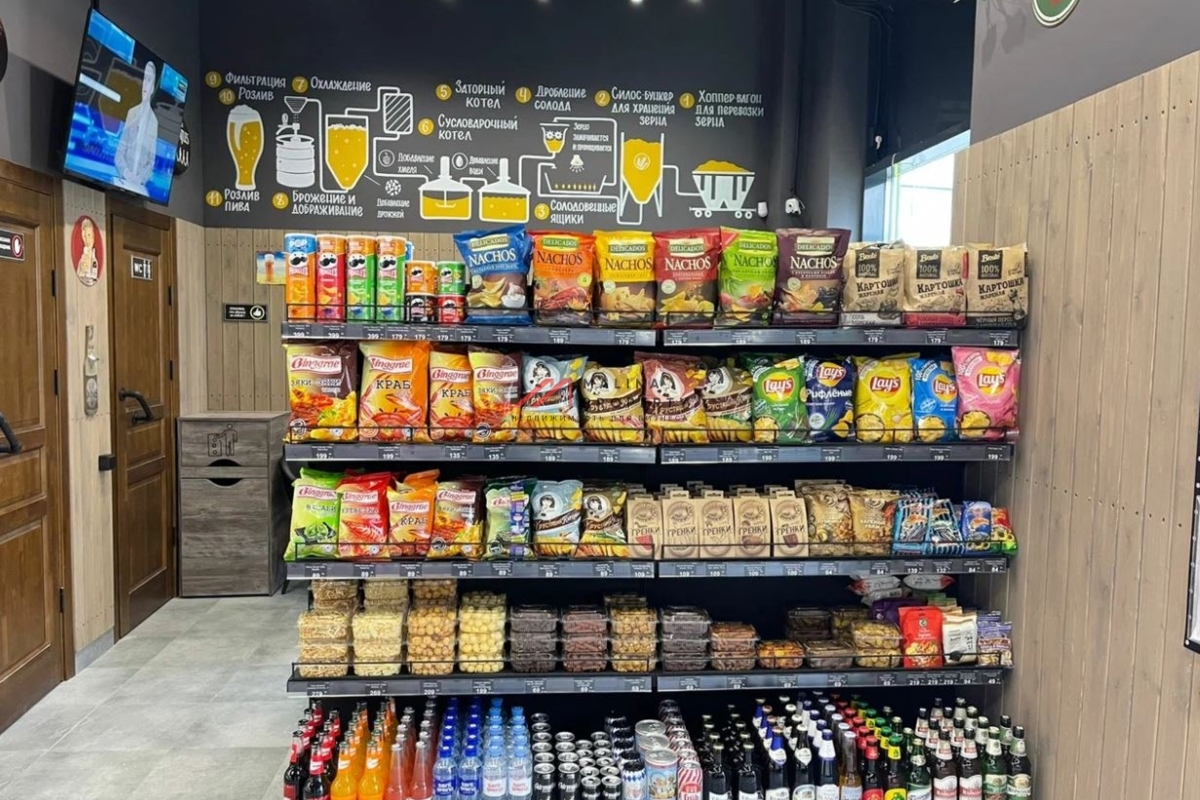 Продажа помещения с магазином Хмель и Солод в ЖК "Зелёный парк" 