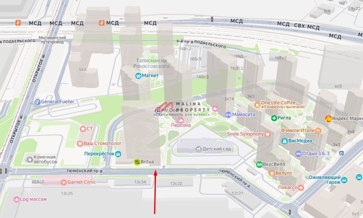 Аренда торгового помещения на Тюменском проезде