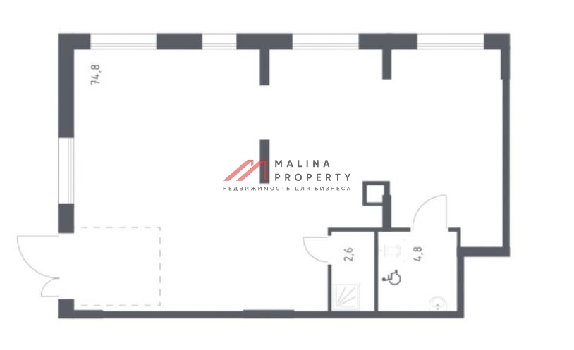 Продажа торгового помещения в ЖК "Цветочные поляны"