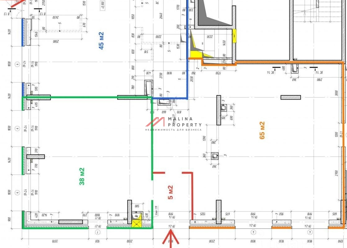 Продажа торгового помещения в новом жилом комплексе